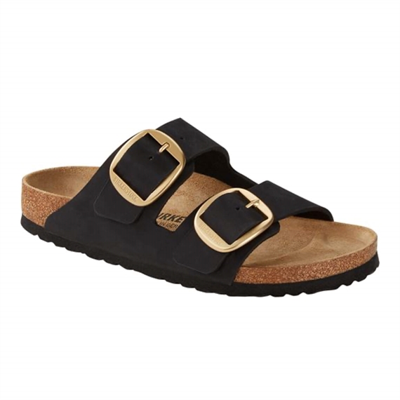 Birkenstock Arizona Big Buckle Sandaler, Sort 